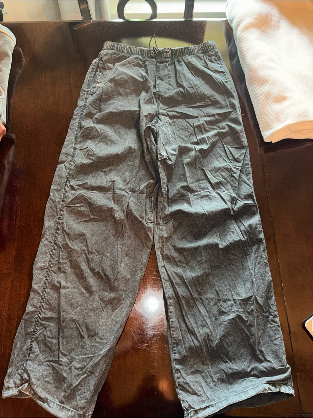 Fashion Nova Men's Charcoal Gray Drawstring Joggers